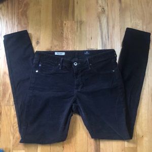 AG Adriano Goldschmied black soft Corduroy pants